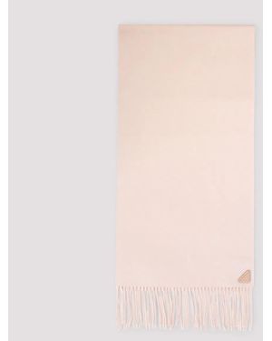 Prada Scarf With Fringes - Pink