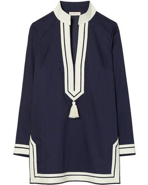Tory Burch Cotton Tunic - Blue