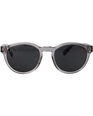 Polo Ralph Lauren Shiny Transparent Acetate Sunglasses - Black