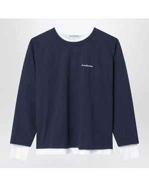 Acne Studios Cotton Sweatshirt - Blue