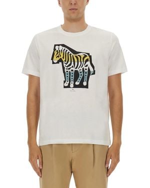 Paul Smith Ps Paul Smith Organic Cotton T-Shirts - Gray