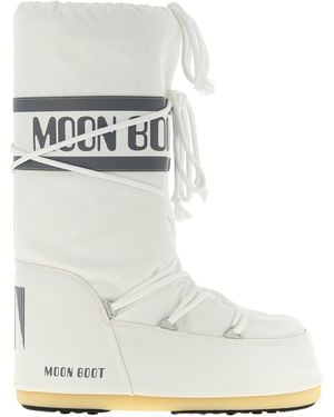 Moon Boot 'Icon' Boots - White