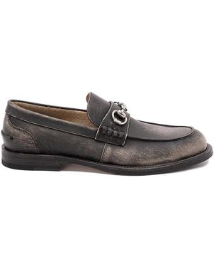 Gucci Calfskin Loafers - Gray