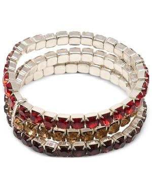 Isabel Marant Brass Glass Bracelet Set - Pink