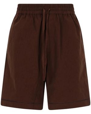 Drole de Monsieur "Jour Echelle" Shorts - Brown