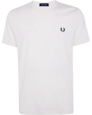 Fred Perry Ringer T-Shirt - White