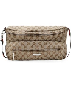 Gucci Shoulder Bag With Monogram - Grey