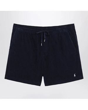 Polo Ralph Lauren Ribbed Classic-Fit Shorts - Blue