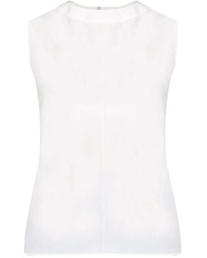 Saint Laurent Silk Top - White