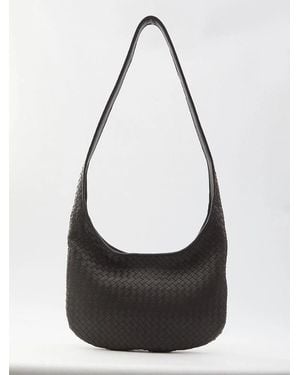 Bottega Veneta Veneto Leather Crossbody Bag - White