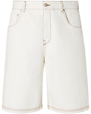 Fendi Cotton Bermuda Shorts - White