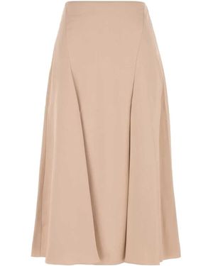 Fendi Silk Skirt - Natural
