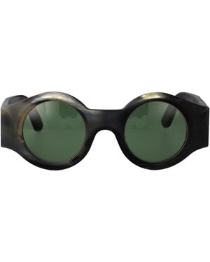 Rigards Round Sunglasses Rg00 Uw16 Uni - Green