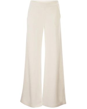 Dondup Wide Leg Trousers - White