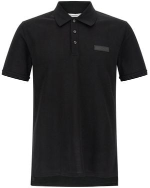 Givenchy Logo Patch Polo Shirt - Black