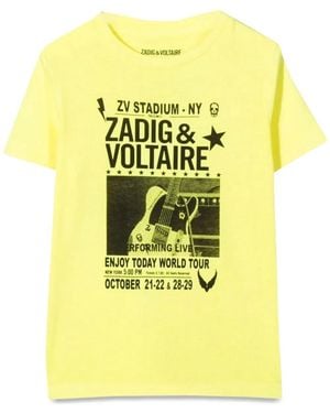 Zadig & Voltaire Zadig&Voltaire Short-Sleeved T-Shirt - Yellow