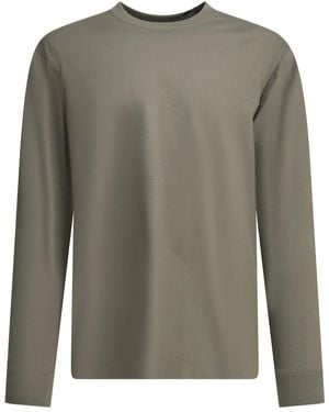 Goldwin "Cooling Aquora L/S" Crewneck T-Shirt - Green