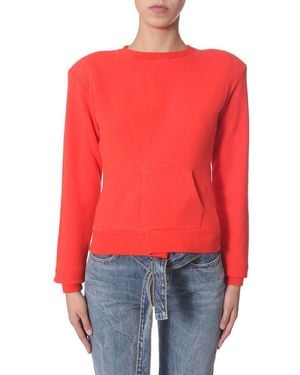 Unravel Project Crew Neck Sweatshirt - Red