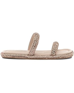 Casadei Leather Rubber Sandals - Pink