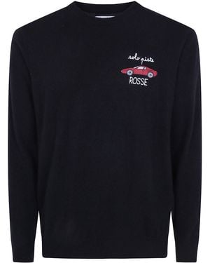 MC2 Saint Barth "Heron Light Embry" Crew Neck Light Jumper - Blue