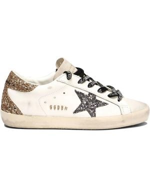 Golden Goose "Super Star" Low Trainers - White