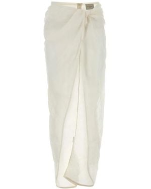 LeKasha Pareo Skirt - White