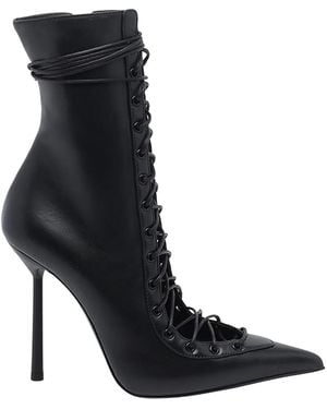 Le Silla Colette Pump Booties - Black