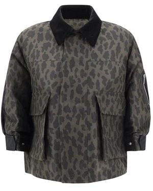 国内より1WEEK【sacai】Leopard Print x Nylon Twill Jacket sacai | Leopard Print x Nylon Twill Jacket – Kirna Zabête