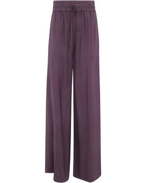 JOSEPH "Dee" Crepe Trousers - Purple