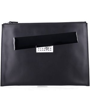 Maison Margiela ブラック ポーチ MM6 by Maison Margiela Media Pouch in Black | Lyst