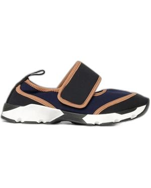 Marni Dark And Mary Jane Running Polyamide Sneakers - White