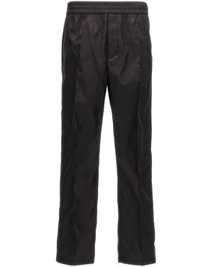 Valentino Garavani 'Toile Iconographe' Trousers - Black