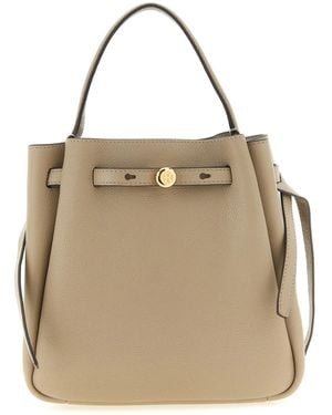 Tory Burch 'Romy' Bucket Bag - Natural