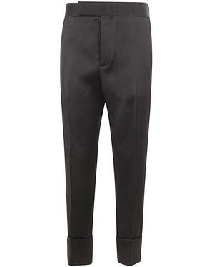 SAPIO Double Satin Pants - Gray