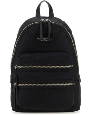 Marc Jacobs Nylon The Biker Large Backpack - Black