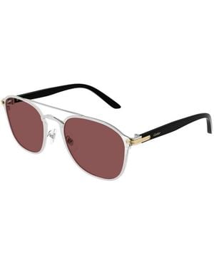 Cartier Ct0012S 007 - Metallic
