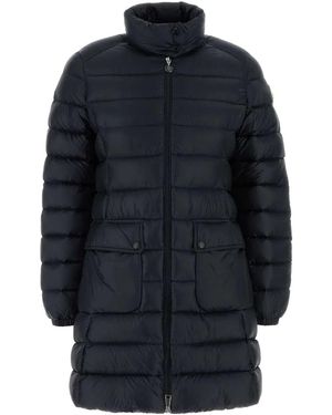 Moncler Genet Long Coat - Blue