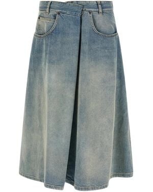 Maison Margiela Wrap Skirt - Blue