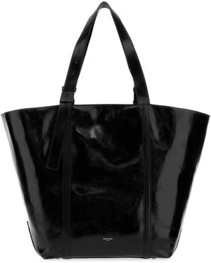 Golden Goose Glossy Leather Tote Bag - Black