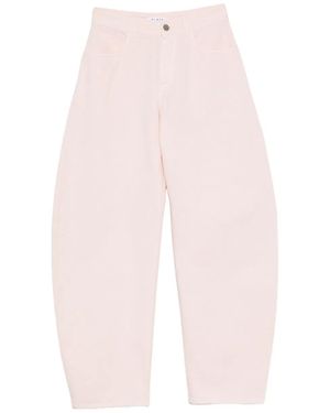 Alaïa Alaia Curved-Leg Jeans - Pink