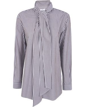 Whyci Oversized Shirt With Flake - Purple