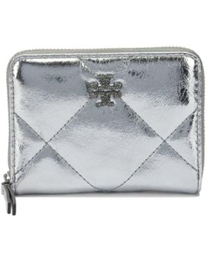 Tory Burch Cow Leather Card Holder - White