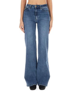 Lois "Palazzo" Trousers - Blue