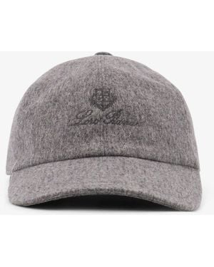 Loro Piana Cashmere Baseball Hat - Gray