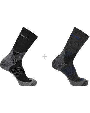 Salomon X Ultra Access Crew 2-Pack - Black