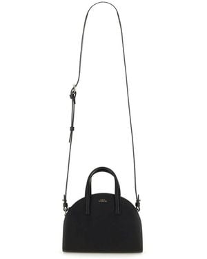 A.P.C. Demilune Tote Bag Small - Black