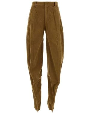 Y. Project Caramel Stretch Velvet Pant - Natural