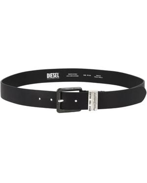 DIESEL Cintura "B-Guarantee-A" Con Logo - Black
