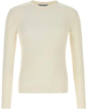 Our Legacy Compact Roundneck - White