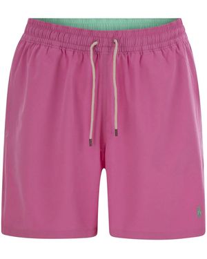 Polo Ralph Lauren Traveller Classic 14.6 Cm Beach Boxers - Pink